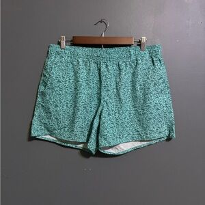 Aftco blue nautical fishing board shorts size XL